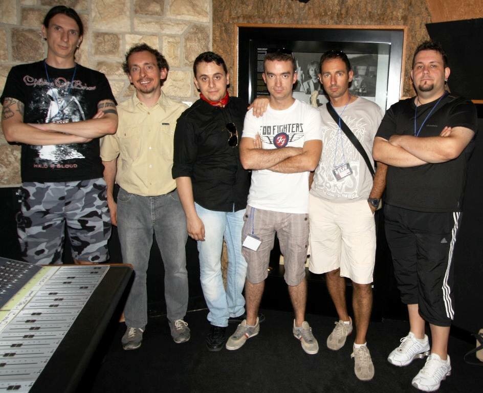 Da sinistra: Roberto Cattalano, Walter Benedetto, Patrick Galella, Fabio Giordano, Gabriele Naso, Danilo Cazzulo.