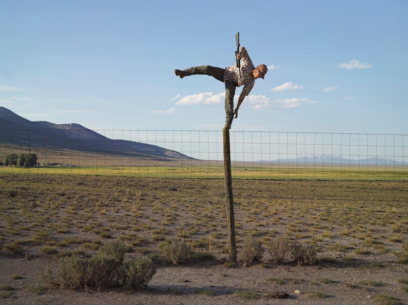 Tommy Trying to Shoot Coyotes, Big Springs Ranch, Nevada © Lucas Foglia