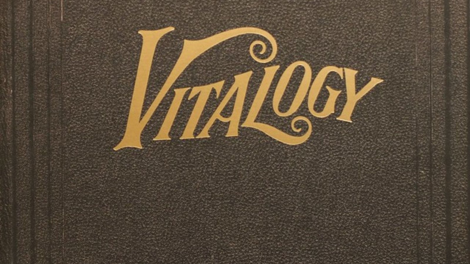 Copertina libro Vitalogy